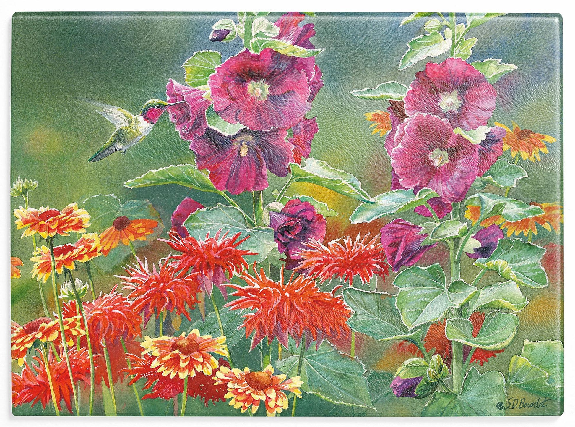 In Living Color - Hummingbird Cutting Board - Wild Wings