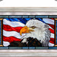 Let Freedom Ring - Bald Eagle Stained Glass Art - Wild Wings