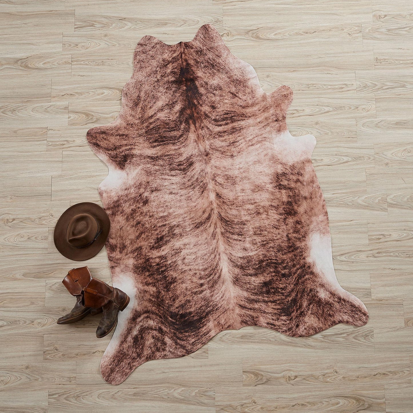 Faux Cowhide Area Rug - Wild Wings