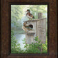 Misty Hideaway—Wood Ducks Personalized Framed Canvas - Wild Wings