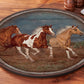 Modoc Run - Horses Lazy Susan Turntable - Wild Wings