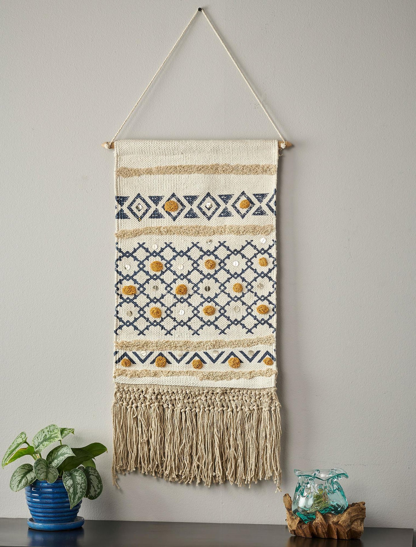 Sunspots Woven Wall Decor - Wild Wings