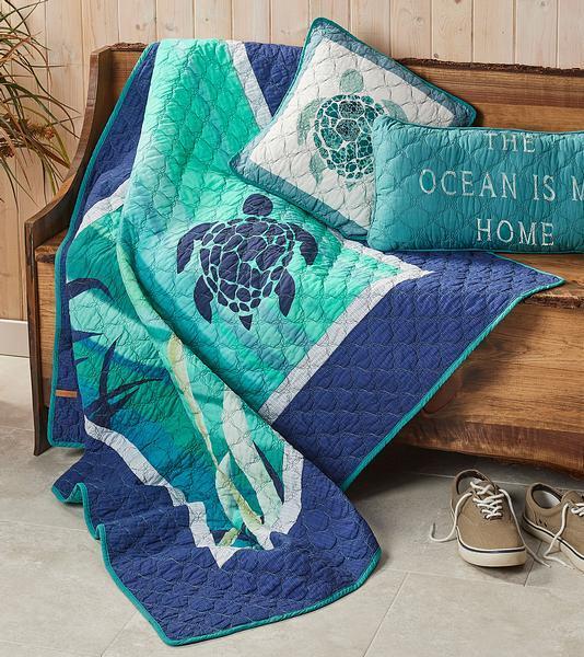 Turtle Throw Blanket - Wild Wings
