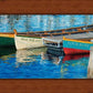 Row, Row, Row—Boats Personalized Framed Canvas - Wild Wings