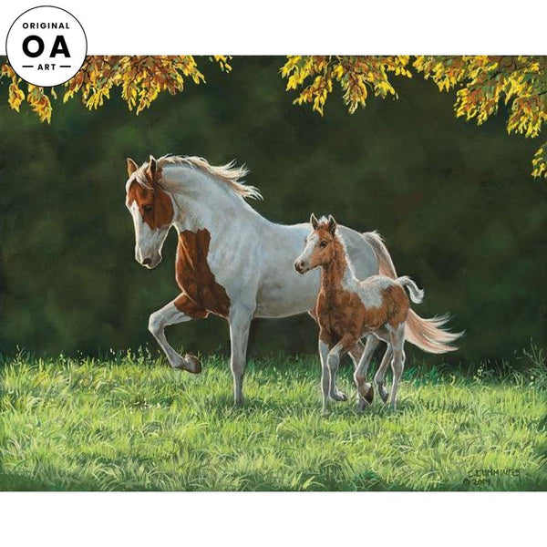 Pride and Joy—Horses Original Oil Painting - Wild Wings