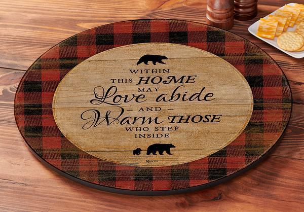 Within This Home Lazy Susan Turntable - Wild Wings