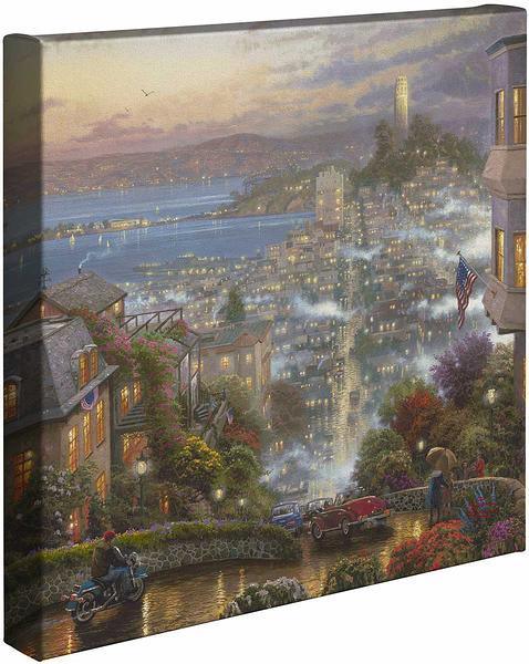 San Fransisco, Lombard Street Gallery Wrapped Canvas - Wild Wings