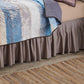 Smokey Taupe Bedskirt (Full) - Wild Wings