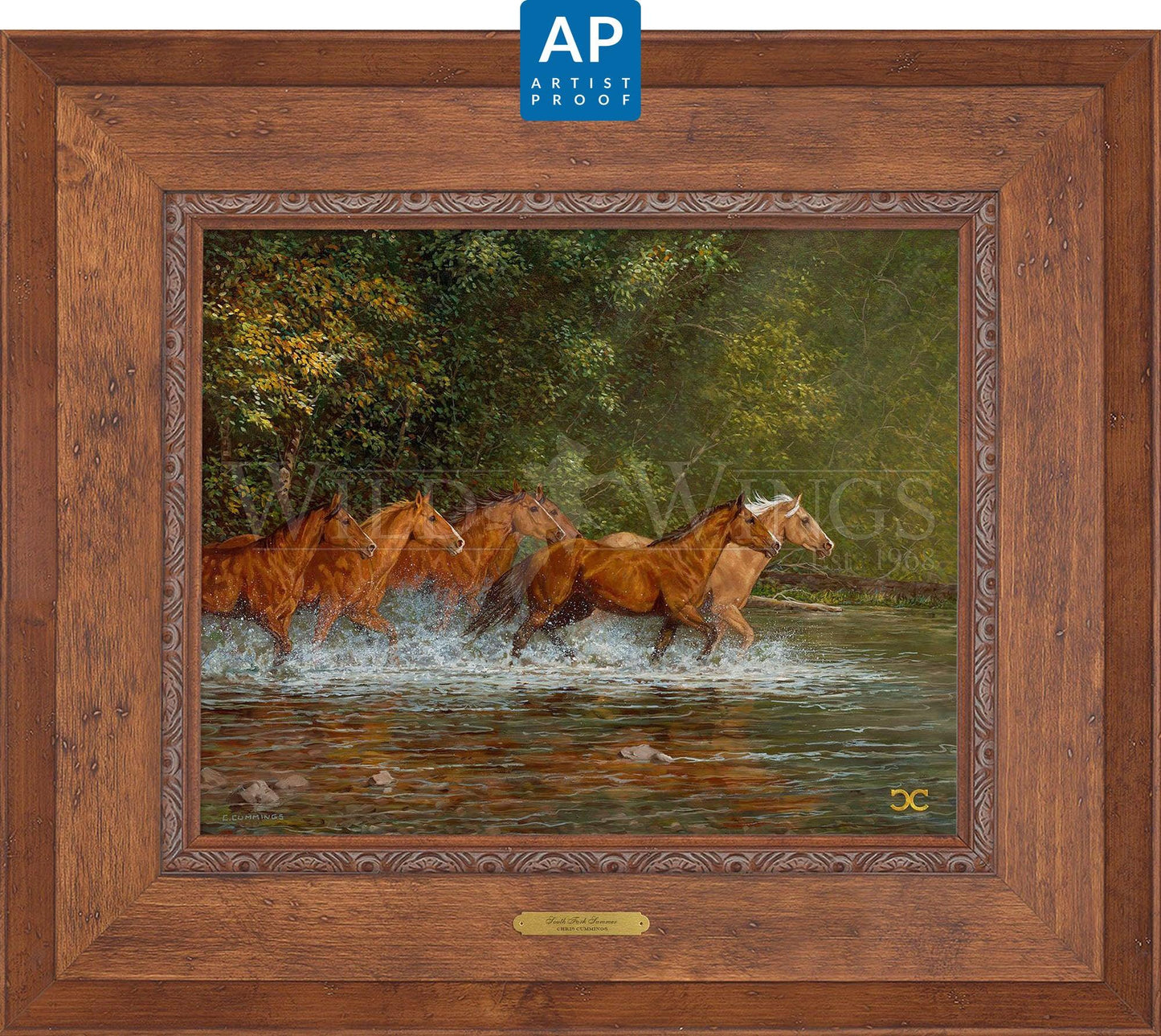 South Fork Summer; Artist Proof Edition (AP) Master Artisan Canvas - Wild Wings