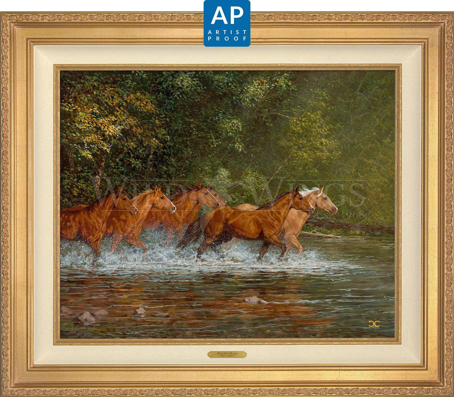 South Fork Summer; Artist Proof Edition (AP) Master Artisan Canvas - Wild Wings