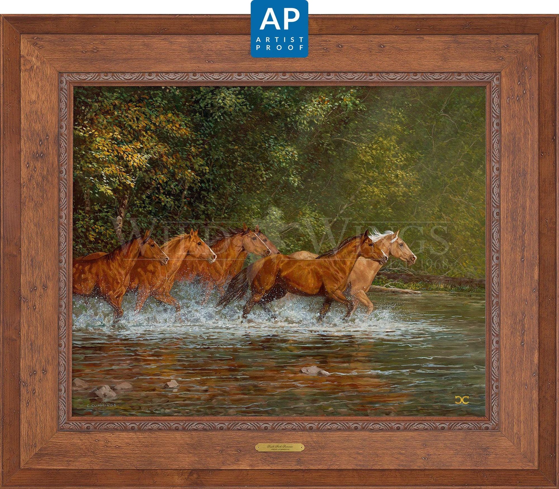 South Fork Summer; Artist Proof Edition (AP) Master Artisan Canvas - Wild Wings