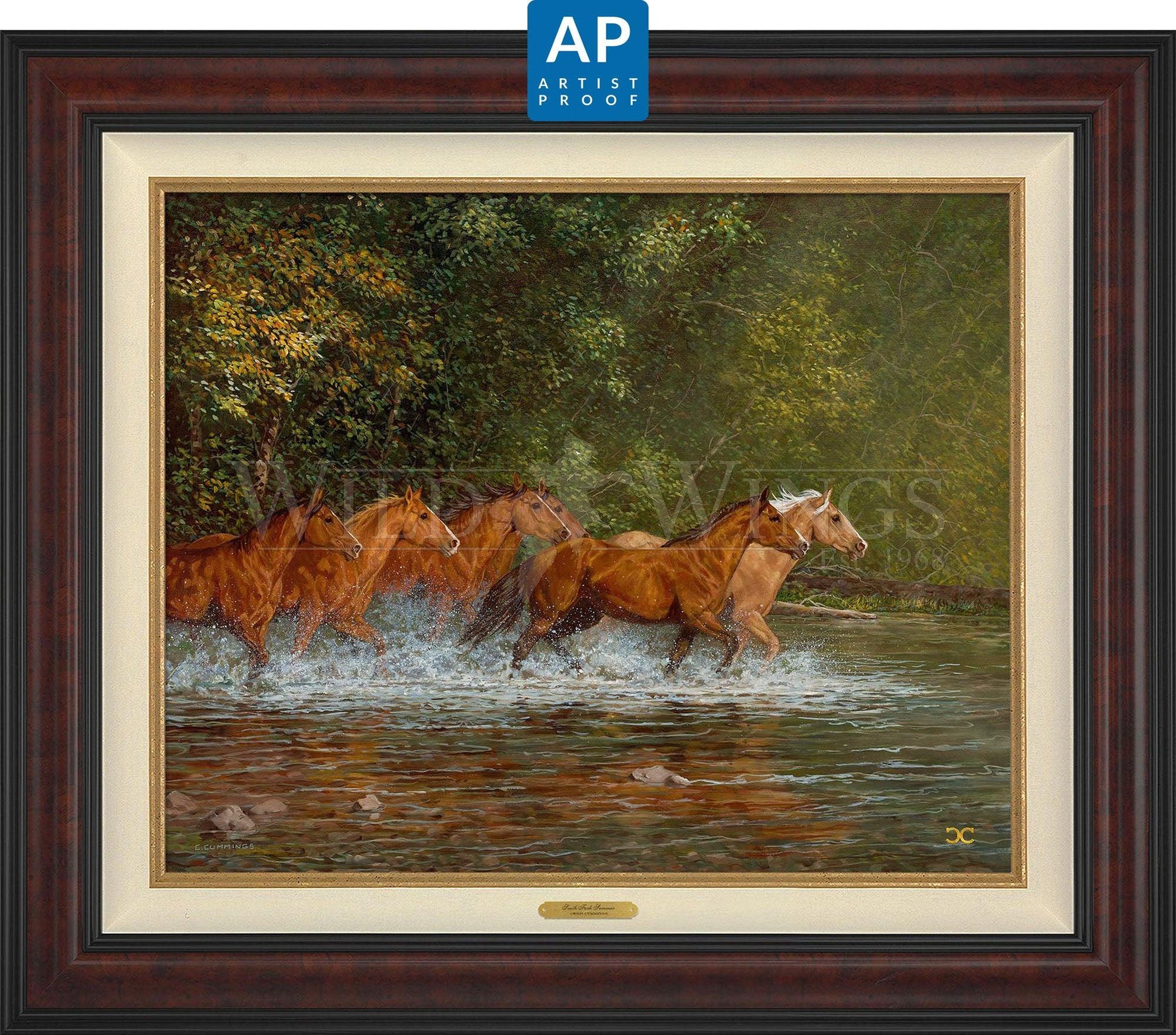 South Fork Summer; Artist Proof Edition (AP) Master Artisan Canvas - Wild Wings