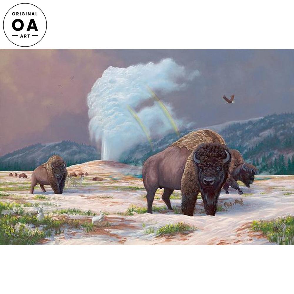 Spirit of Yellowstone Original Oil Painting - Wild Wings