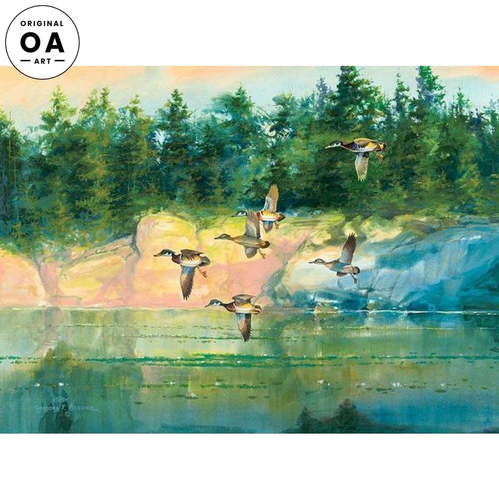 St. Lawrence Woodies Original Watercolor Painting - Wild Wings