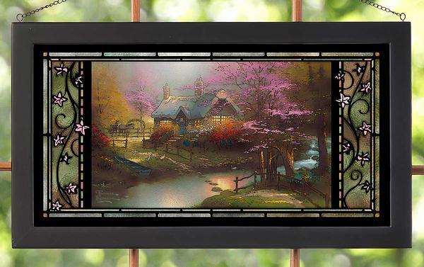 Stepping Stone Cottage Stained Glass Art - Wild Wings