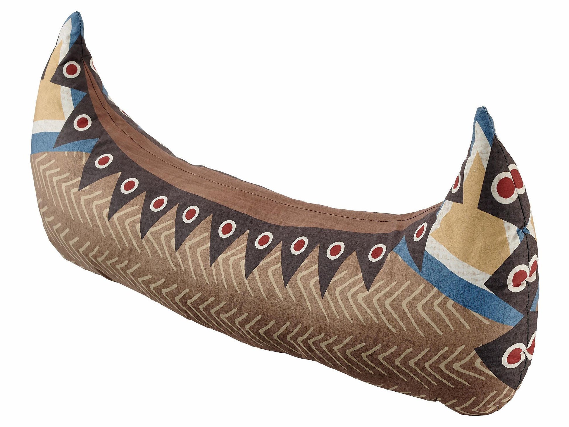 Canoe-Shaped 34" Decorative Pillow - Wild Wings