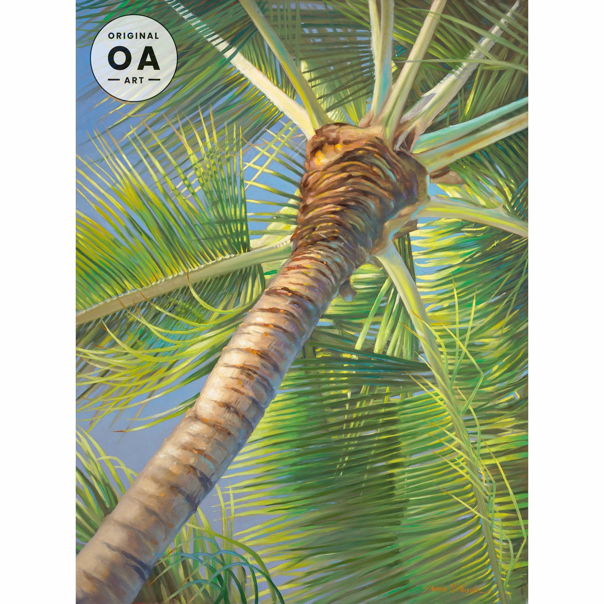 palm plant painting Things are Looking Up-Palm Tree
