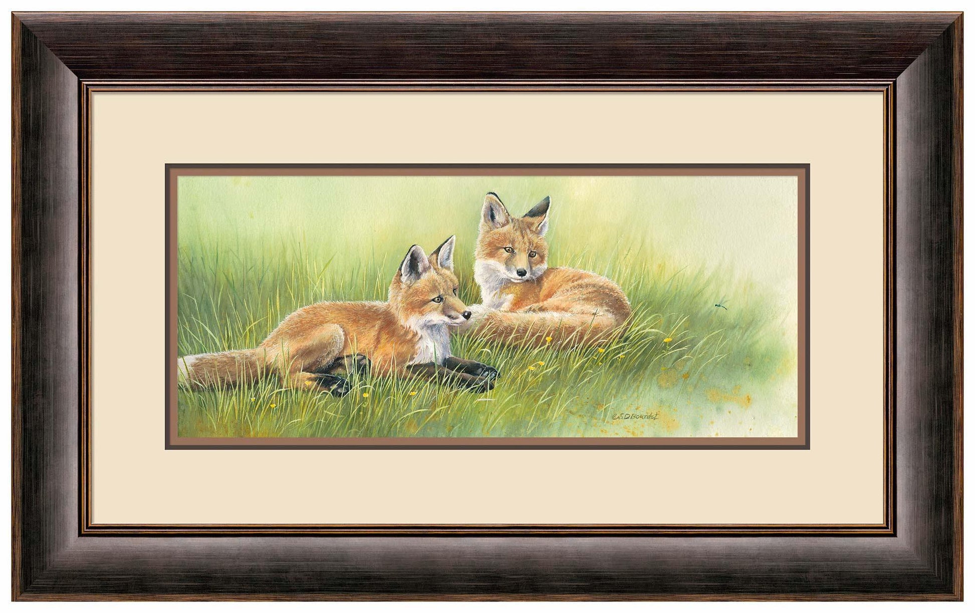 Time Out—Fox Kits Limited Edition Paper Print - Wild Wings
