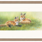 Time Out—Fox Kits Limited Edition Paper Print - Wild Wings