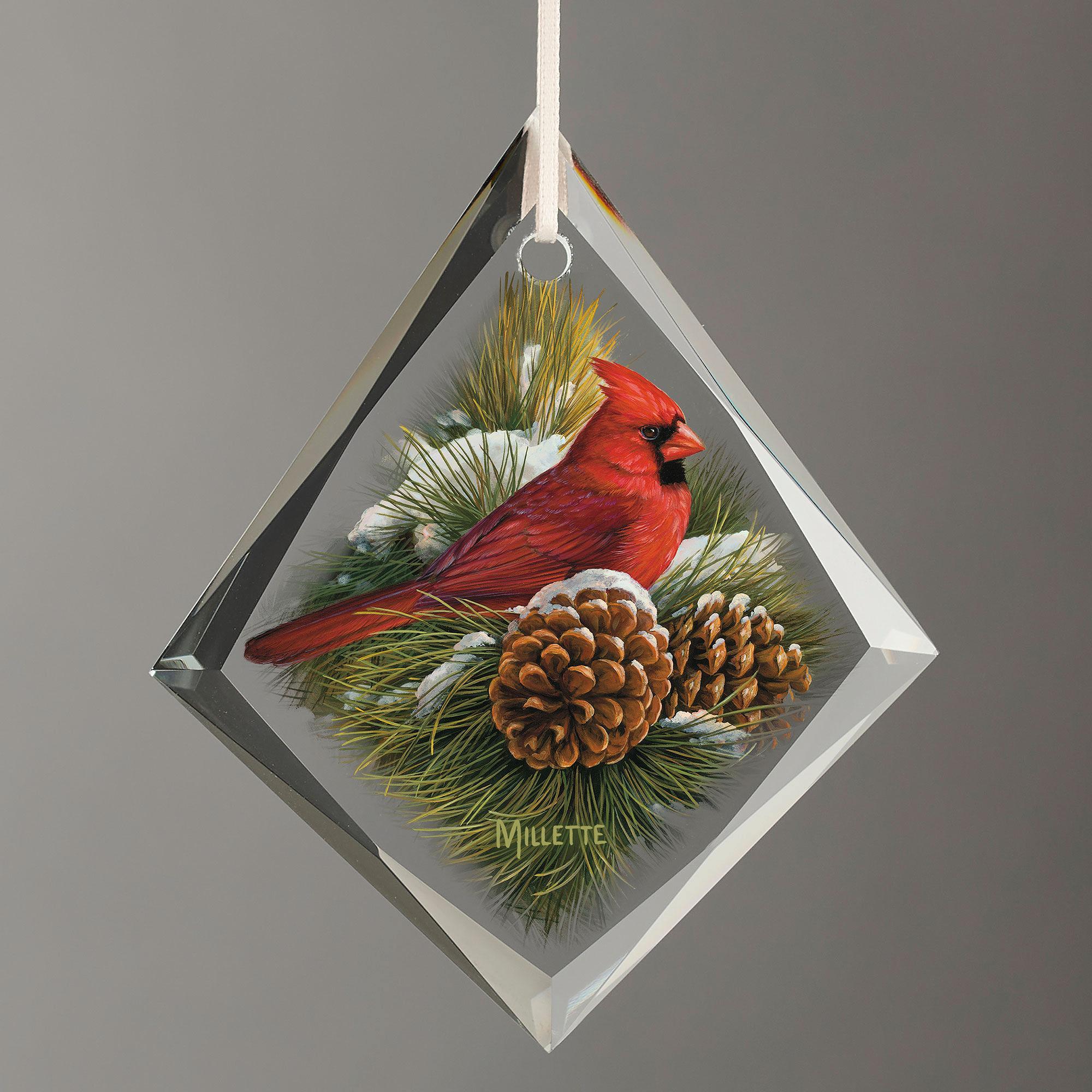 Wild Wings December Dawn Cardinal Ornament