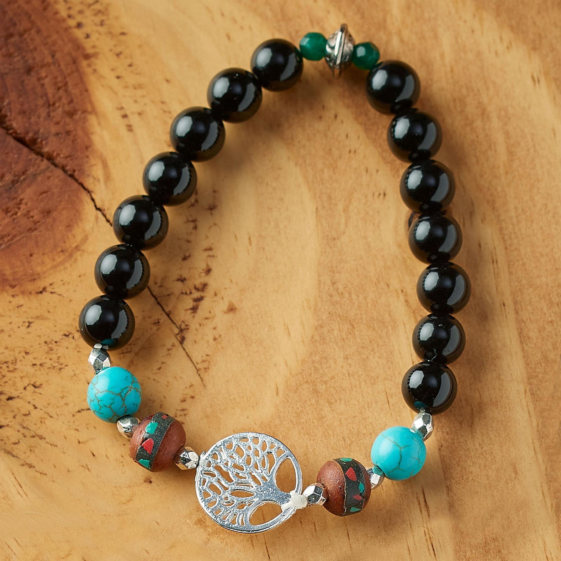 Sterling Silver Tree of Life Bracelet - Wild Wings