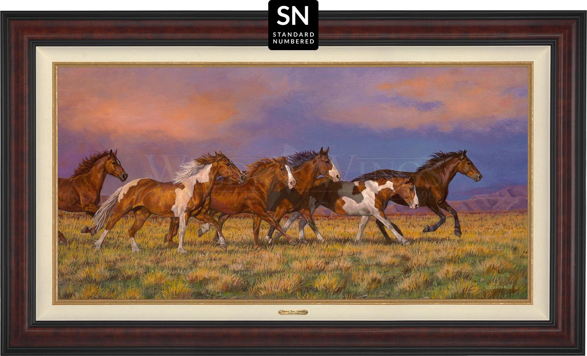 Unbroken - Horses; Standard Numbered Edition (SN) Master Artisan