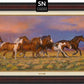 Unbroken—Horses; Standard Numbered Edition (SN) Master Artisan Canvas - Wild Wings