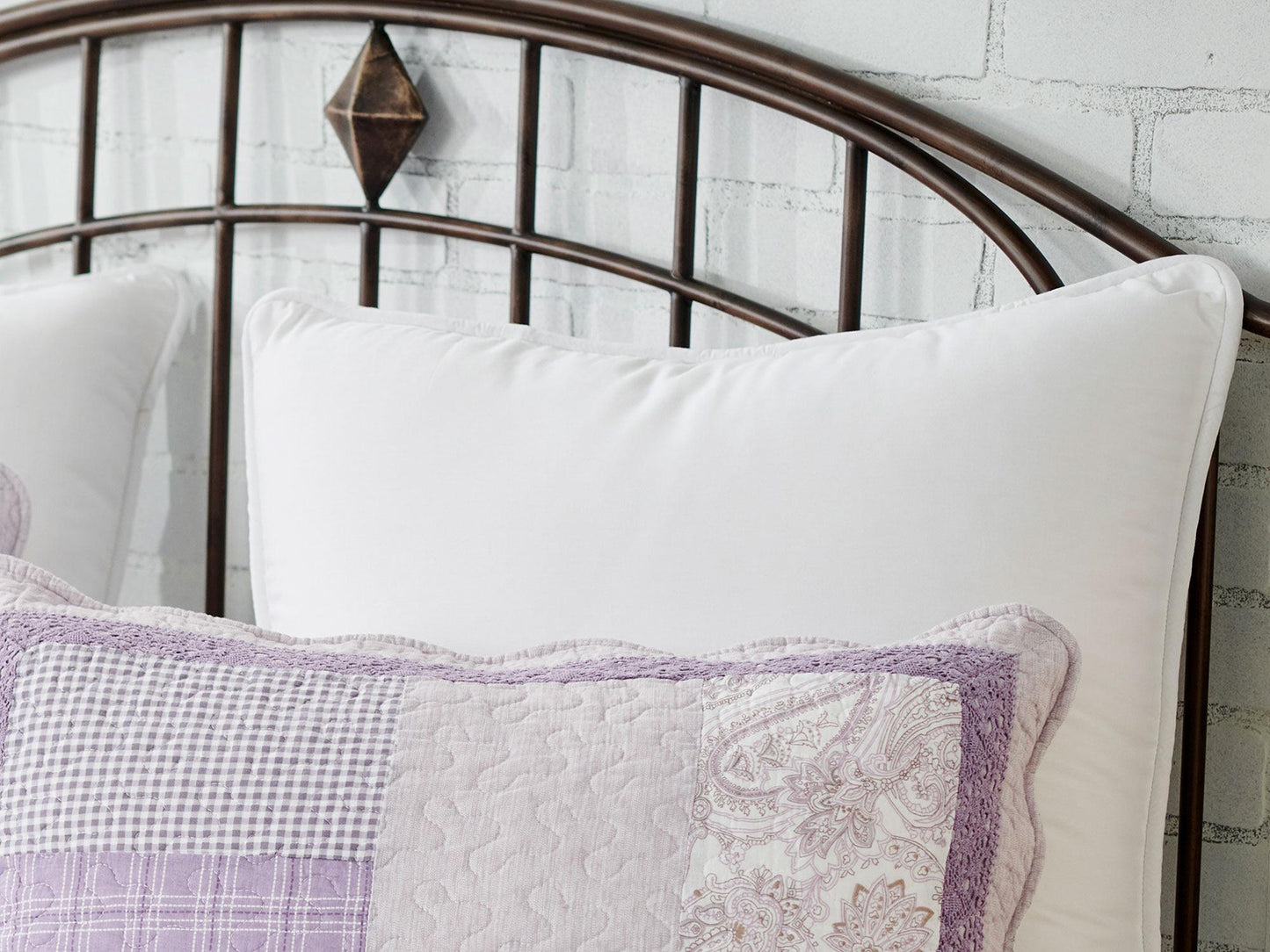 White Euro Sham - Wild Wings